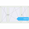 Preisgestaltung Kipp und Drehfenster 2150x1300 mm REHAU OPTIMUM EURO-DESIGN 70 RAL 9016 Traffic white beidseitig. Preis: 514,18 €