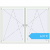 Preisgestaltung Kipp und Drehfenster 2000x1500 mm REHAU ENERGY-SAVING SYNEGO MD RAL 9016 Traffic white beidseitig. Preis: 607,06 €