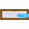 Preisgestaltung Kipp und Drehfenster 1600x600 mm REHAU OPTIMUM EURO-DESIGN 70 GOLDEN OAK beidseitig. Preis: 288,16 €