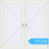 Preisgestaltung Kipp und Drehfenster 1600x1600 mm REHAU  BRILLANT RAL 9016 Traffic white beidseitig. Preis: 477.34 EUR