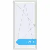 Preisgestaltung Kipp und Drehfenster 1000x2100 mm REHAU OPTIMUM EURO-DESIGN 70 RAL 9016 Traffic white beidseitig. Preis: 298,38 €
