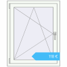 Preisgestaltung Kipp und Drehfenster 800x1000 mm REHAU OPTIMUM EURO-DESIGN 70 RAL 9016 Traffic white beidseitig. Preis: 118,00 €