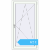 Preisgestaltung Kipp und Drehfenster 800x1500 mm REHAU OPTIMUM EURO-DESIGN 70 RAL 9016 Traffic white beidseitig. Preis: 172,00 €