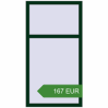 Preisgestaltung Kipp und Drehfenster 800x1500 mm REHAU EURO70 MOSS_GREEN beidseitig. Preis: 167.27 EUR