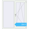 Preisgestaltung Kipp und Drehfenster 1200x1400 mm REHAU OPTIMUM EURO-DESIGN 70 RAL 9016 Traffic white beidseitig. Preis: 254,43 €