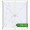 Preisgestaltung Kipp und Drehfenster 1600x1800 mm KORSA BRILLANT (REHAU Brillant). Preis: 608.66 EUR