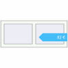 Preisgestaltung Kipp und Drehfenster 1000x400 mm REHAU BRILLANT DESIGN RAL 9016 Traffic white beidseitig. Preis: 81,65 €