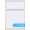 Preisgestaltung Kipp und Drehfenster 1000x1500 mm REHAU EURO70 CREAME_WHITE_50L-2 beidseitig. Preis: 200,94 €