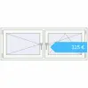 Preisgestaltung Kipp und Drehfenster 1600x600 mm REHAU ENERGY-SAVING SYNEGO MD RAL 9016 Traffic white beidseitig. Preis: 325,34 €