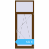 Preisgestaltung Kipp und Drehfenster 800x2000 mm REHAU BRILLANT DESIGN WALNUT beidseitig. Preis: 521,97 €