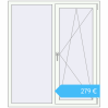 Preisgestaltung Kipp und Drehfenster 1300x1500 mm REHAU OPTIMUM EURO-DESIGN 70 RAL 9016 Traffic white beidseitig. Preis: 278,89 €