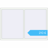 Preisgestaltung Kipp und Drehfenster 1850x1250 mm REHAU OPTIMUM EURO-DESIGN 70 RAL 9016 Traffic white beidseitig. Preis: 210,06 €