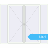Preisgestaltung Kipp und Drehfenster 2620x2219 mm REHAU OPTIMUM EURO-DESIGN 70 RAL 9016 Traffic white beidseitig. Preis: 826,24 €