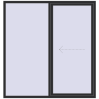 Preisgestaltung Terrassentüren 1980x2120 mm Patio door (REHAU Brillant Design) ANTHRACITE_GREY_GLATT beidseitig