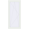 Preisgestaltung Balkontüren 900x2050 mm KORSA BASE (REHAU Euro-Design 60) BALKON DOOR RAL 9016 Traffic white beidseitig