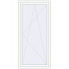 Preisgestaltung Balkontüren 1000x2100 mm KORSA BASE (REHAU Euro-Design 60) BALKON DOOR RAL 9016 Traffic white beidseitig