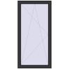 Preisgestaltung Balkontüren 1050x2150 mm BALCONY DOOR REHAU EURO 60 BLACK_STRUCTURAL beidseitig