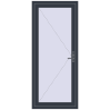 Preisgestaltung Haustüren 900x2100 mm DOOR KORSA OPTIMUM (REHAU Brillant Design) ANTHRACITE_GREY_STRUKTURAL beidseitig