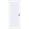 Preisgestaltung Haustüren 900x2100 mm DOOR KORSA OPTIMUM (REHAU Brillant Design) RAL 9016 Traffic white beidseitig