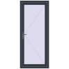 Preisgestaltung Haustüren 900x2100 mm DOOR KORSA OPTIMUM (REHAU Brillant Design) ANTHRACITE_GREY_STRUKTURAL beidseitig