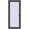 Preisgestaltung Einfach und Doppelglasschwingtüren 1000x2300 mm INTERIOR door (Т94/60) opens to the outside BASALT_GREY beidseitig