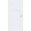 Preisgestaltung Einfach und Doppelglasschwingtüren 1000x2100 mm INTERIOR door (Т94/60) opens to the outside RAL 9016 Traffic white beidseitig