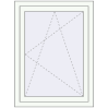 Preisgestaltung Kipp und Drehfenster 800x1000 mm REHAU EURO70 RAL 9016 Traffic white beidseitig