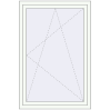 Preisgestaltung Kipp und Drehfenster 1000x1500 mm REHAU OPTIMUM EURO-DESIGN 70 RAL 9016 Traffic white beidseitig