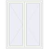 Preisgestaltung Kipp und Drehfenster 1250x1650 mm REHAU  BRILLANT RAL 9016 Traffic white beidseitig
