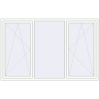 Preisgestaltung Kipp und Drehfenster 2400x1500 mm REHAU OPTIMUM EURO-DESIGN 70 RAL 9016 Traffic white beidseitig