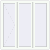 Preisgestaltung Kipp und Drehfenster 1800x1800 mm Aluprof MB86 (aluminum) RAL 9016 Traffic white beidseitig