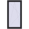 Preisgestaltung Kipp und Drehfenster 880x1700 mm REHAU EURO70 BLACK_ULTI-MATT beidseitig