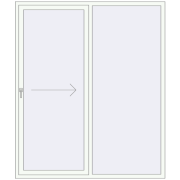 Terrassenschiebetüren 1840x2170 mm KORSA SYNEGO SLIDE