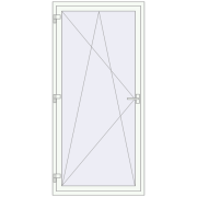 KORSA BASE (REHAU Euro-Design 60) BALKON DOOR 1000x2100 mm KORSA BASE (REHAU Euro-Design 60) BALKON DOOR 1000x2100 mm