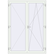 Balkon-Türen. 1500x2100 mm KORSA ENERGY-SAVING (SYNEGO MD) BALKON DOOR