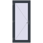 Haustüren 900x2100 mm DOOR KORSA OPTIMUM (REHAU Brillant Design) ANTHRACITE_GREY_STRUKTURAL beidseitig Haustüren 900x2100 mm DOOR KORSA OPTIMUM (REHAU Brillant Design) ANTHRACITE_GREY_STRUKTURAL beidseitig