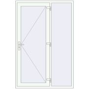 Haustüren 1400x2100 mm DOOR KORSA OPTIMUM (REHAU Brillant Design) RAL 9016 Traffic white beidseitig Haustüren 1400x2100 mm DOOR KORSA OPTIMUM (REHAU Brillant Design) RAL 9016 Traffic white beidseitig