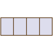 REHAU EURO70 4000x1400 mm WALNUT beidseitig REHAU EURO70 4000x1400 mm WALNUT beidseitig