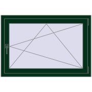 REHAU BRILLANT 1100x750 mm MOSS_GREEN beidseitig REHAU BRILLANT 1100x750 mm MOSS_GREEN beidseitig