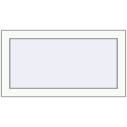 REHAU EURO70 800x400 mm RAL 9016 Traffic white beidseitig