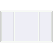 Kipp und Drehfenster 2150x1300 mm REHAU EURO70 RAL 9016 Traffic white beidseitig