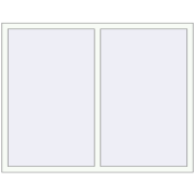 Kipp und Drehfenster 1600x1250 mm Aluprof MB86 (aluminum) RAL 9016 Traffic white beidseitig