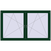 REHAU EURO70 2000x1200 mm MOSS_GREEN beidseitig REHAU EURO70 2000x1200 mm MOSS_GREEN beidseitig