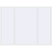 REHAU SYNEGO MD 80 3000x2250 mm RAL 9016 Traffic white beidseitig REHAU SYNEGO MD 80 3000x2250 mm RAL 9016 Traffic white beidseitig