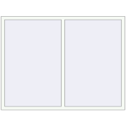 REHAU EURO70 1778x1348 mm RAL 9016 Traffic white beidseitig