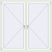 REHAU BRILLANT 1600x1600 mm RAL 9016 Traffic white beidseitig REHAU BRILLANT 1600x1600 mm RAL 9016 Traffic white beidseitig