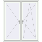 Kipp und Drehfenster 1300x1500 mm REHAU ENERGY-SAVING (SYNEGO MD)