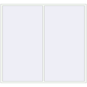 Kipp und Drehfenster 2600x2400 mm REHAU  BRILLANT RAL 9016 Traffic white beidseitig