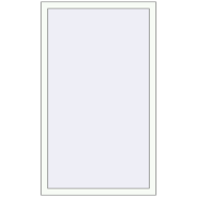 REHAU EURO70 850x1400 mm RAL 9016 Traffic white beidseitig REHAU EURO70 850x1400 mm RAL 9016 Traffic white beidseitig